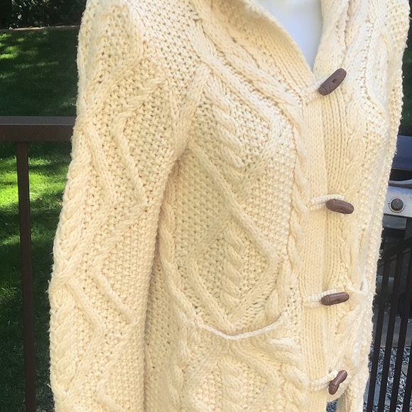 J.CREW handknit Cable Sweater - Picture 3 of 9